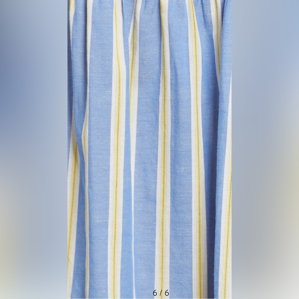 ELIZA J Stripped Belted Shirtdress SIZE: 6 - Picture 7 of 14